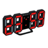 3D LED Digital Clock Red light