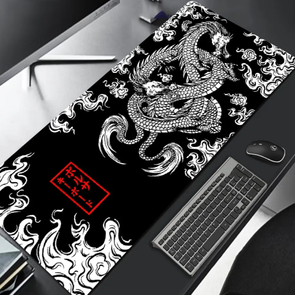 gragon mousepad Japanese Dragon Large Gaming Mousepad 90*40 CM