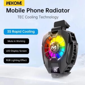 WEKOME Mobile Phone Heat Dissipator with Temperature Display