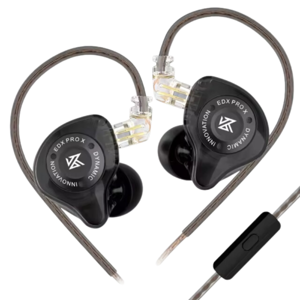 edx pro x black KZ EDX PRO X - With Mic