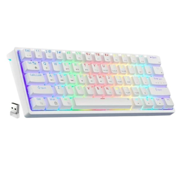 magwhite 2 MAGMA FIORA White Wireless - Red Switch