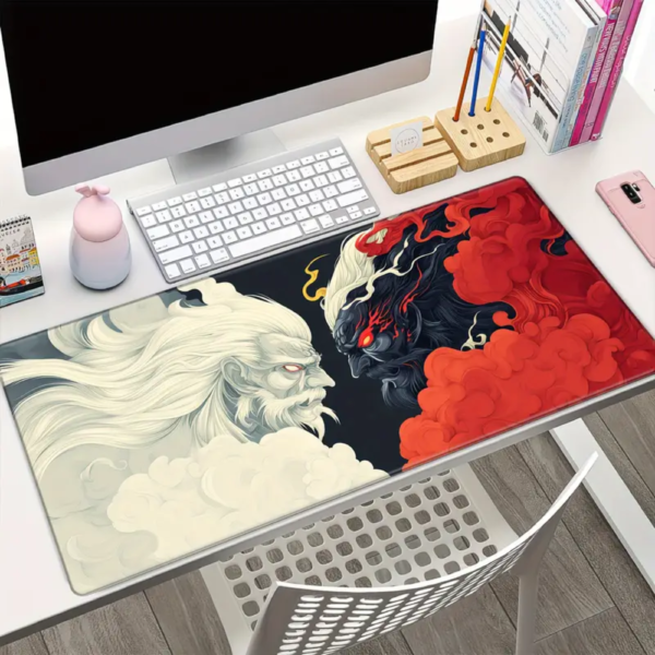 deviiiiiilmoaeeeeee Extended Devil Pattern Gaming Mouse Pad 80*30 CM