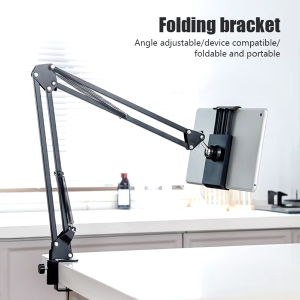 360 Degree Long Arm Tablet Holder Stand