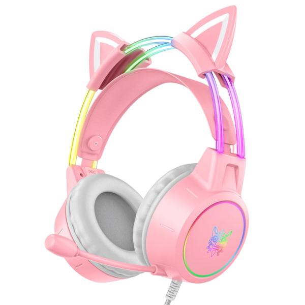 x15 pro with car ear ONIKUMA X15 Pro Pink with Cat Ear