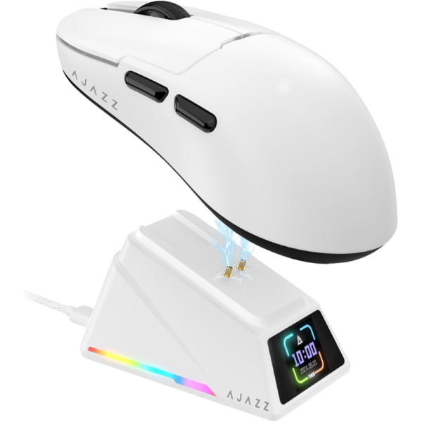 ajazz apex white AJAZZ AJ159 APEX Wireless 8KHz + Charging Dock