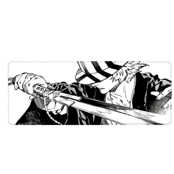 sumorai mousepad (1) Black and White Samurai Mouse Pad 90*40 CM