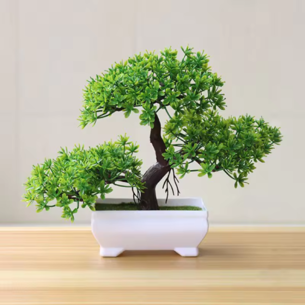 Plastic artificial trees simulator plants