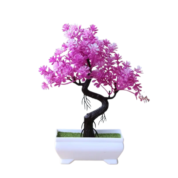 Plastic artificial trees simulator plants