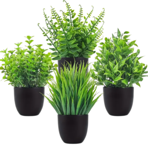 4pcs Small Artificial Plant