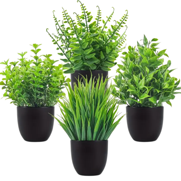4pcs Small Artificial Plant