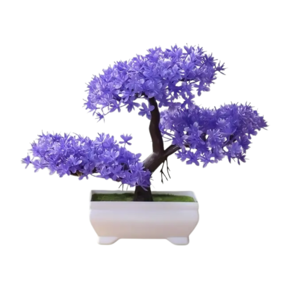 Plastic artificial trees simulator plants