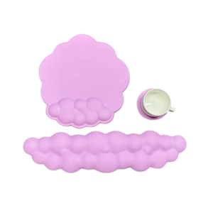 3pcs Ergonomic Cloud-Shaped Wrist Rest Pad