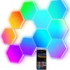 61DlwtCTFSL 10 Pcs Large Hexagonal LED Lights