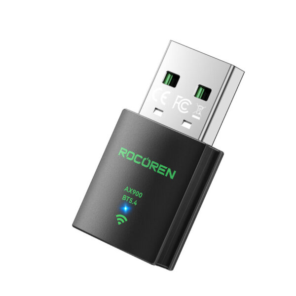 Rocoren AX900 USB WiFi 6 + Bluetooth 5.4