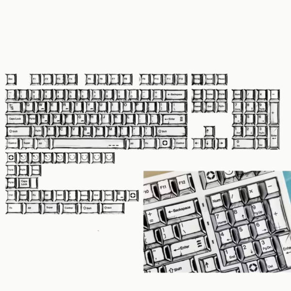 Comic Keycaps (136 Key)