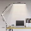 Long Arm LED Desk Lamp - White
