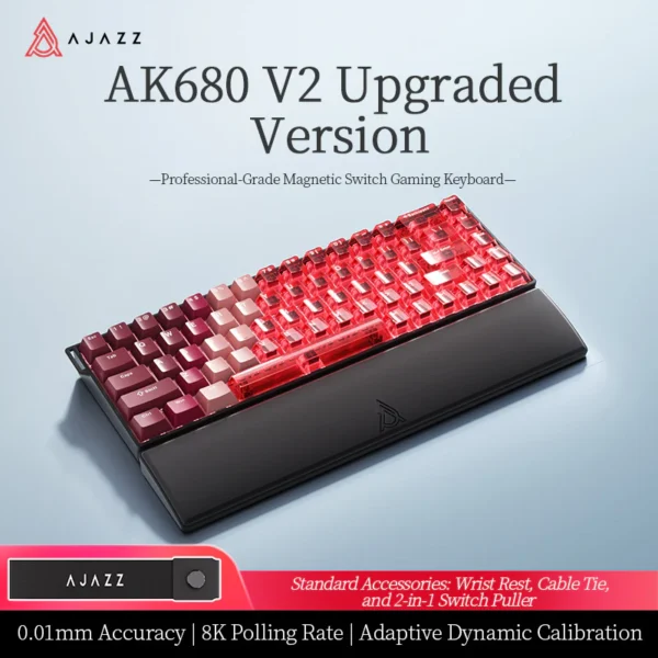 AJAZZ AK680 V2 Upgraded Version + Wrist Rest