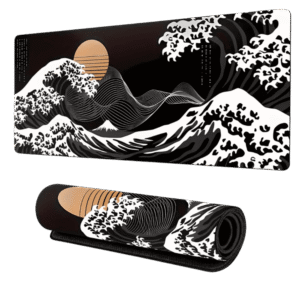 Black Waves Gaming MousePad 90*40 CM