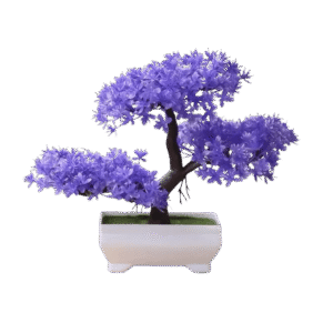 Plastic artificial trees simulator plants