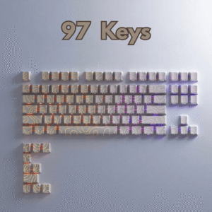 Luminous Contour Line Keycaps 97 keys